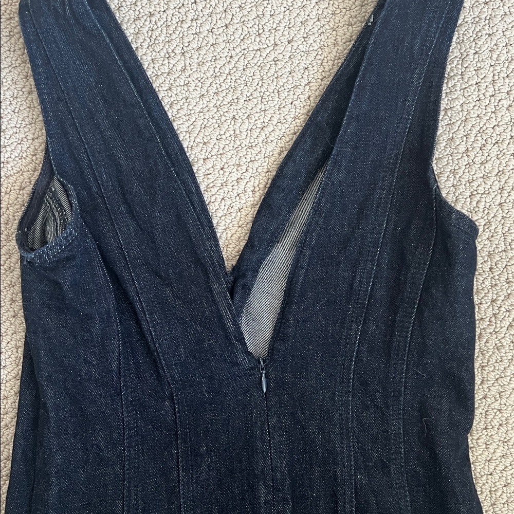 Zara ZW Collection Denim Mini Dress - Picture 4 of 6